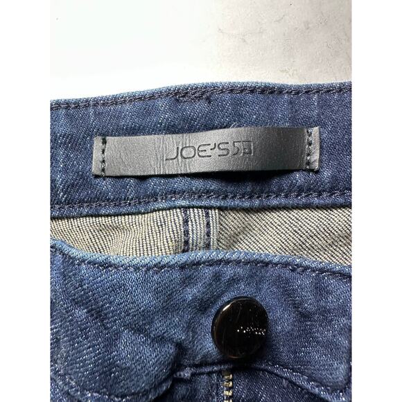 Joes Jeans The Milla Women's 30x28 High Rise Straight Ankle Blue Cheetah Print - Picture 6 of 9